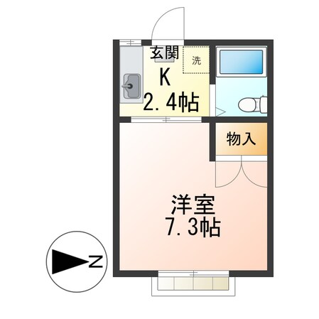 ドミトリープリンスの物件間取画像